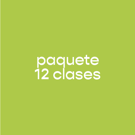 Paquete 12 clases
